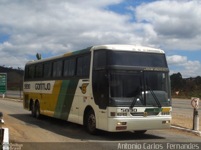 Empresa Gontijo de Transportes 5830 na cidade de João Monlevade, Minas Gerais, Brasil, por Antonio Carlos Fernandes. Número da foto: #1497177.
