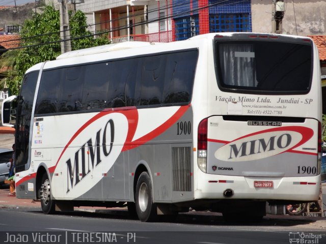 Viação Mimo 1900 na cidade de Teresina, Piauí, Brasil, por João Victor. ID da foto: 1497299.