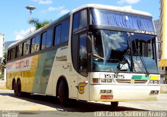 Empresa Gontijo de Transportes 15325 na cidade de Governador Valadares, Minas Gerais, Brasil, por Luís Carlos Santinne Araújo. ID da foto: 1497863.