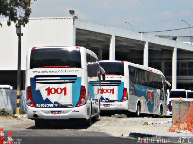 Auto Viação 1001 RJ 108.149 na cidade de Rio de Janeiro, Rio de Janeiro, Brasil, por André Vitor  Silva dos Santos. Número da foto: #1496047.