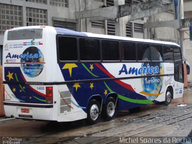 América Turismo 1400 na cidade de Rio de Janeiro, Rio de Janeiro, Brasil, por Michel Soares da Rocha. ID da foto: 1500496.