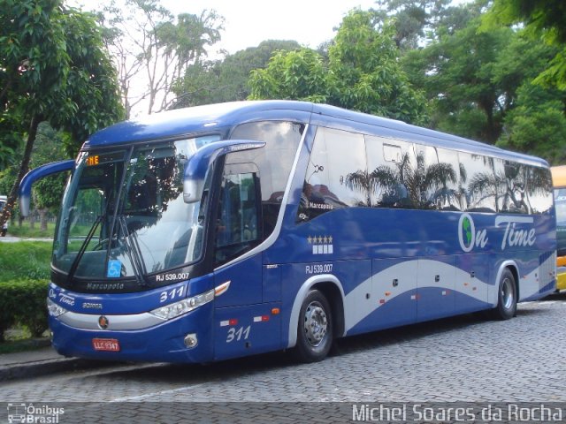 OnTime Transportadora Turística 311 na cidade de Petrópolis, Rio de Janeiro, Brasil, por Michel Soares da Rocha. Número da foto: #1500463.