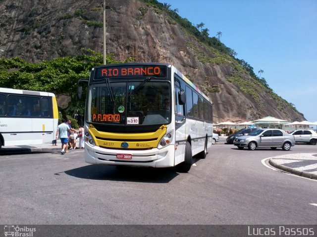 Real Auto Ônibus A41377 na cidade de Rio de Janeiro, Rio de Janeiro, Brasil, por Lucas Passos. Número da foto: #1500537.