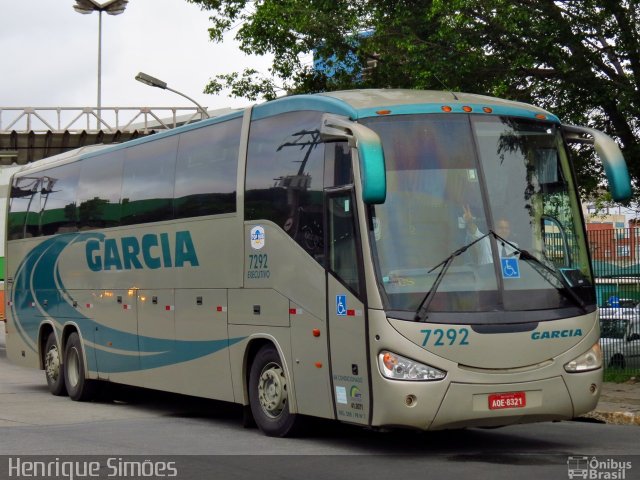Viação Garcia 7292 na cidade de São Paulo, São Paulo, Brasil, por Henrique Simões. Número da foto: #1498824.