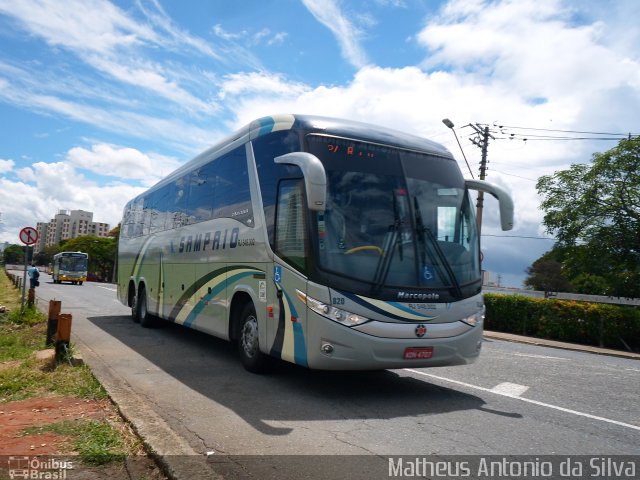 Viação Sampaio 820 na cidade de São José dos Campos, São Paulo, Brasil, por Matheus Antonio da Silva. Número da foto: #1499559.