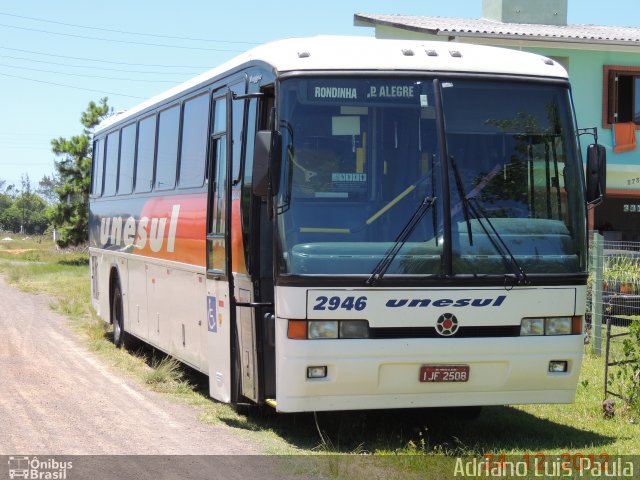 Unesul de Transportes 2946 na cidade de Arroio do Sal, Rio Grande do Sul, Brasil, por Adriano Luis Paula. Número da foto: #1500540.