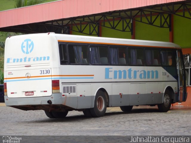 Emtram 3130 na cidade de Leopoldina, Minas Gerais, Brasil, por Johnattan Cerqueira. Número da foto: #1499238.