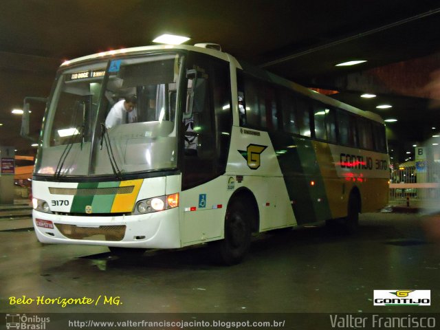 Empresa Gontijo de Transportes 3170 na cidade de Belo Horizonte, Minas Gerais, Brasil, por Valter Francisco. ID da foto: 1499353.