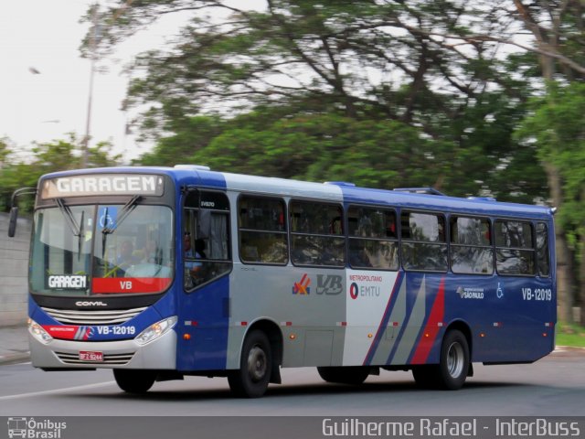VB Transportes e Turismo VB-12019 na cidade de Campinas, São Paulo, Brasil, por Guilherme Rafael. Número da foto: #1498678.