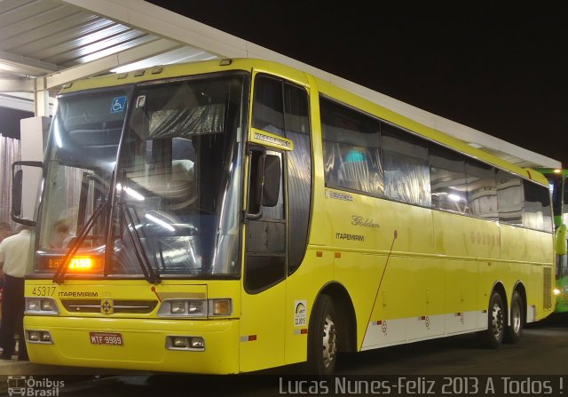 Viação Itapemirim 45317 na cidade de Belo Horizonte, Minas Gerais, Brasil, por Lucas Nunes. Número da foto: #1499882.