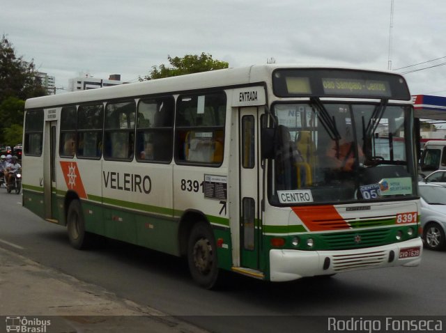 Auto Viação Veleiro 8391 na cidade de Maceió, Alagoas, Brasil, por Rodrigo Fonseca. ID da foto: 1447333.