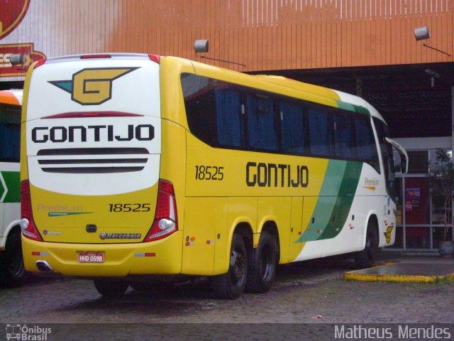 Empresa Gontijo de Transportes 18525 na cidade de Cariacica, Espírito Santo, Brasil, por Matheus Mendes. Número da foto: #1447614.