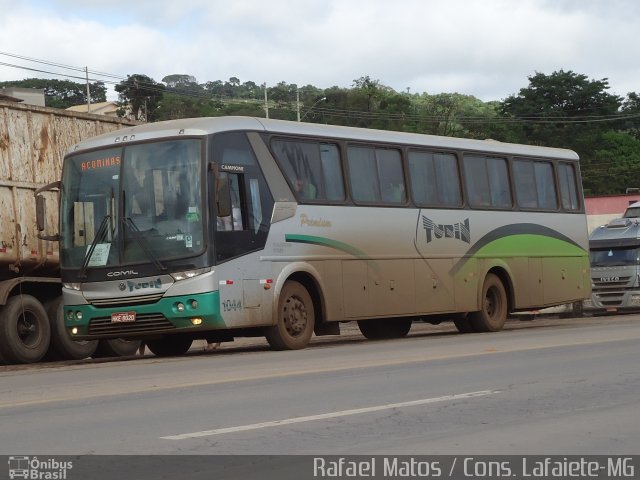 Turin Transportes 1044 na cidade de Conselheiro Lafaiete, Minas Gerais, Brasil, por Rafael Matos. Número da foto: #1447698.