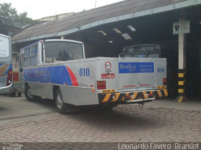 BBTT - Benfica Barueri Transporte e Turismo 010 na cidade de Barueri, São Paulo, Brasil, por Leonardo Fávero  Brandet. ID da foto: 1446995.