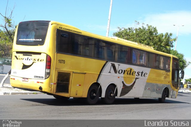 Viação Nordeste 1070 na cidade de Fortaleza, Ceará, Brasil, por [Leandro Sousa]. Número da foto: #1447100.