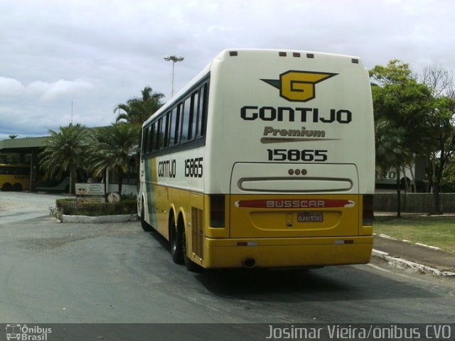 Empresa Gontijo de Transportes 15865 na cidade de Curvelo, Minas Gerais, Brasil, por Josimar Vieira. ID da foto: 1447433.