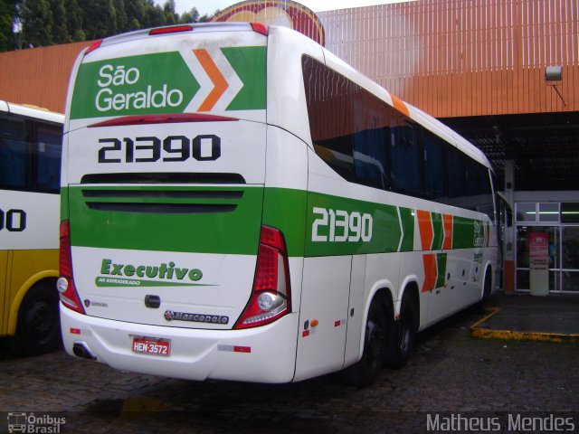 Cia. São Geraldo de Viação 21390 na cidade de Cariacica, Espírito Santo, Brasil, por Matheus Mendes. ID da foto: 1447619.