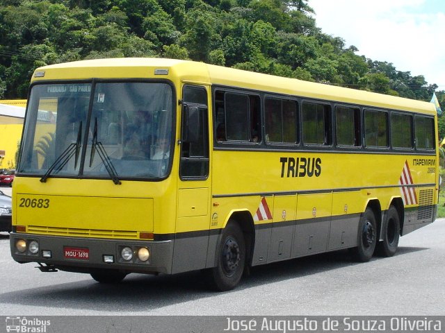 Viação Itapemirim 20683 na cidade de Barra do Piraí, Rio de Janeiro, Brasil, por José Augusto de Souza Oliveira. Número da foto: #1446148.