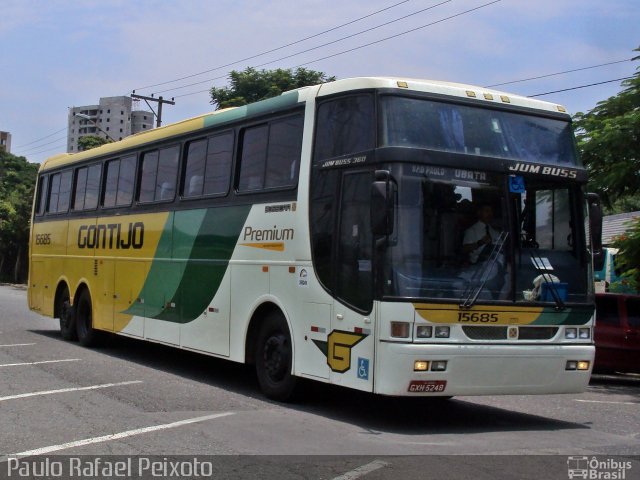 Empresa Gontijo de Transportes 15685 na cidade de São José dos Campos, São Paulo, Brasil, por Paulo Rafael Peixoto. ID da foto: 1502861.