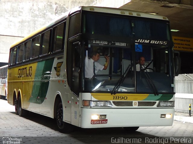 Empresa Gontijo de Transportes 11190 na cidade de Belo Horizonte, Minas Gerais, Brasil, por Guilherme  Rodrigo Pereira. ID da foto: 1501749.