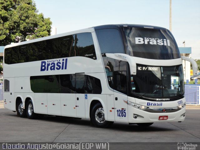 Trans Brasil > TCB - Transporte Coletivo Brasil 1285 na cidade de Goiânia, Goiás, Brasil, por Vicente Pinto Moreira. ID da foto: 1500896.