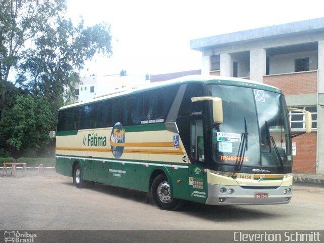 Fátima Transportes e Turismo 14150 na cidade de Santa Maria, Rio Grande do Sul, Brasil, por Cleverton Schmitt. ID da foto: 1505094.