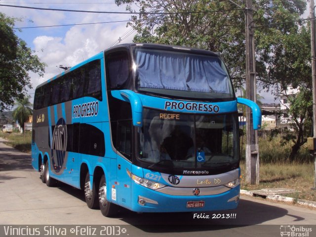 Auto Viação Progresso 6221 na cidade de Recife, Pernambuco, Brasil, por Vinicius Silva. Número da foto: #1505029.
