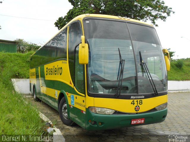 Expresso Brasileiro 418 na cidade de Guaratinguetá, São Paulo, Brasil, por Daniel Nascimento  Trindade. ID da foto: 1503362.