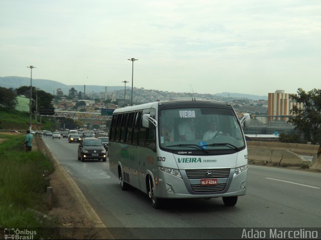 Trans Vieira Turístico 530 na cidade de Belo Horizonte, Minas Gerais, Brasil, por Adão Raimundo Marcelino. ID da foto: 1505257.