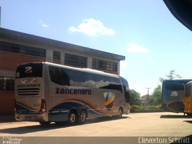 Zancanaro Turismo 8001 na cidade de Santa Maria, Rio Grande do Sul, Brasil, por Cleverton Schmitt. ID da foto: 1505090.