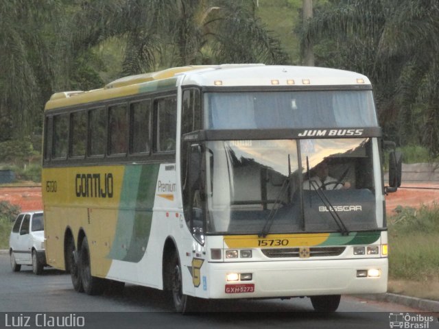 Empresa Gontijo de Transportes 15730 na cidade de Viana, Espírito Santo, Brasil, por Luiz Claudio . ID da foto: 1503590.