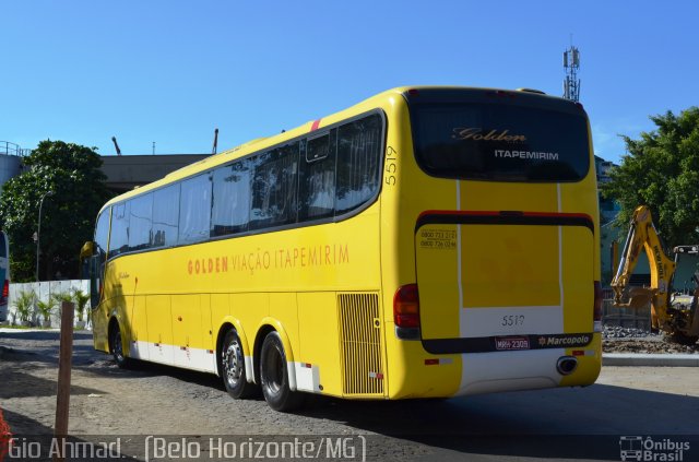 Viação Itapemirim 5519 na cidade de Rio de Janeiro, Rio de Janeiro, Brasil, por Giovanini Mendes do Carmo. Número da foto: #1504652.