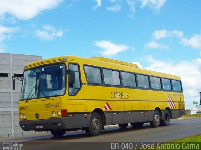 Viação Itapemirim 40157 na cidade de Santa Maria, Distrito Federal, Brasil, por José Antônio Gama. ID da foto: 1448969.