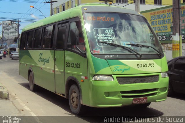 Expresso Tanguá SG 53.103 na cidade de São Gonçalo, Rio de Janeiro, Brasil, por André Luiz Gomes de Souza. ID da foto: 1449687.