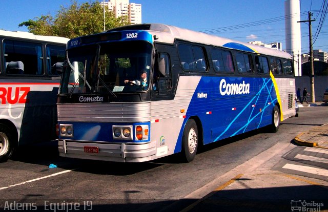 Viação Cometa 1202 na cidade de São Paulo, São Paulo, Brasil, por Adems  Equipe 19. ID da foto: 1449632.