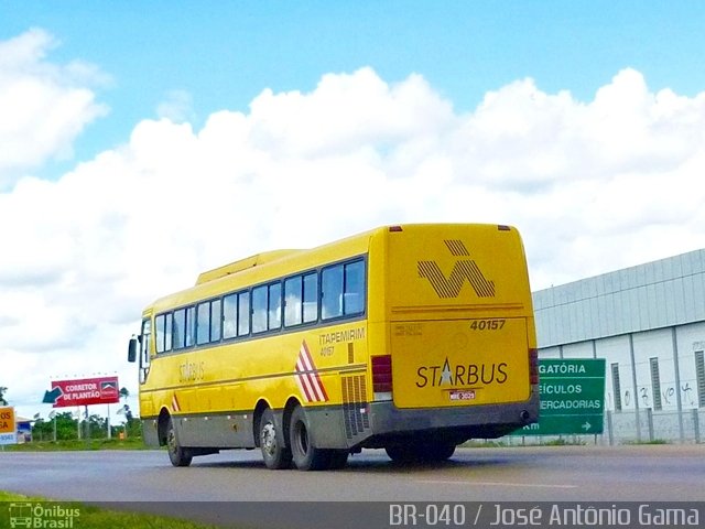 Viação Itapemirim 40157 na cidade de Santa Maria, Distrito Federal, Brasil, por José Antônio Gama. ID da foto: 1448964.