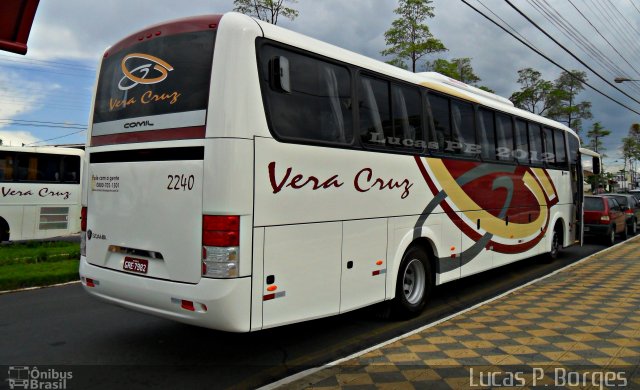 Vera Cruz Transporte e Turismo 2240 na cidade de Araxá, Minas Gerais, Brasil, por Lucas Borges . ID da foto: 1451279.