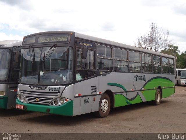 Turin Transportes 190 na cidade de Ouro Branco, Minas Gerais, Brasil, por Bruno Santos. Número da foto: #1450823.