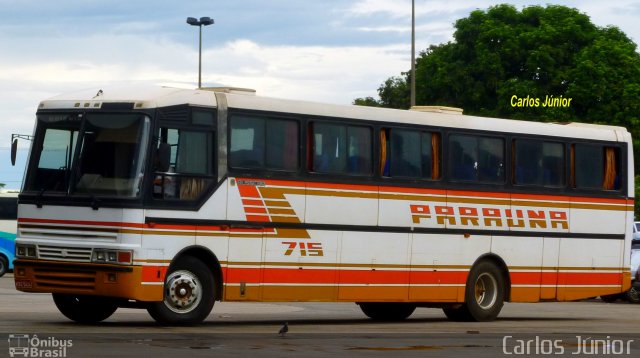 Viação Paraúna 715 na cidade de Goiânia, Goiás, Brasil, por Carlos Júnior. Número da foto: #1451752.