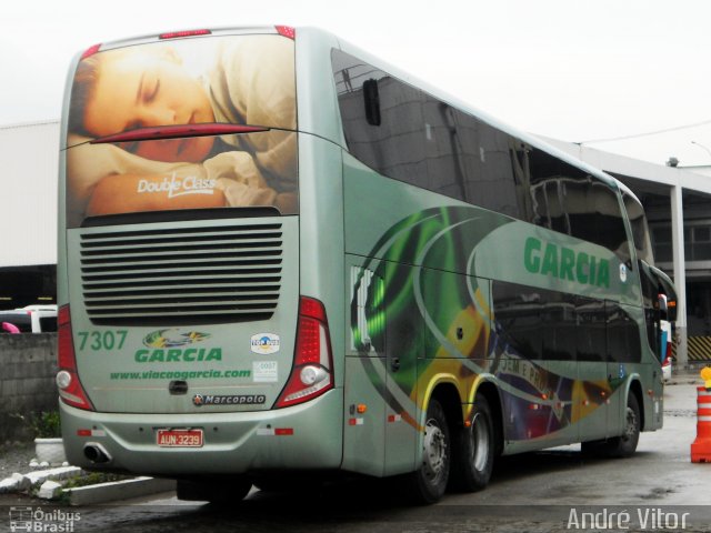 Viação Garcia 7307 na cidade de Rio de Janeiro, Rio de Janeiro, Brasil, por André Vitor  Silva dos Santos. Número da foto: #1450333.