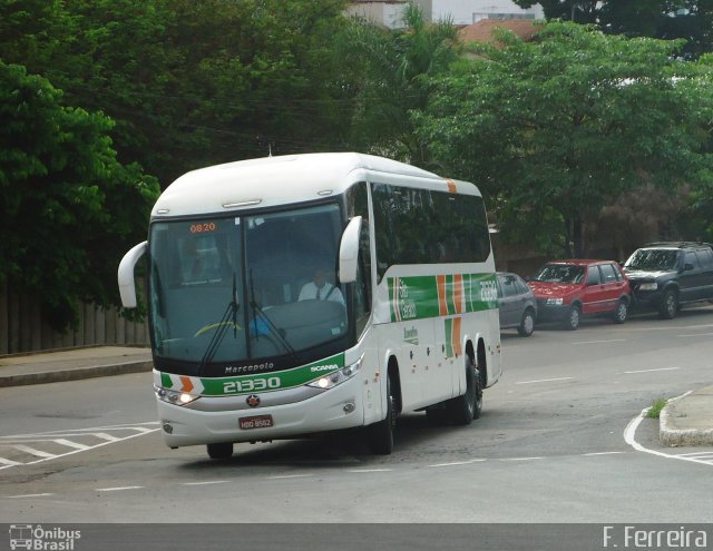 Cia. São Geraldo de Viação 21330 na cidade de Belo Horizonte, Minas Gerais, Brasil, por Fabri Ferreira. ID da foto: 1451371.