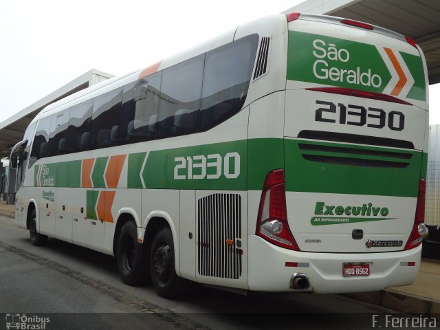 Cia. São Geraldo de Viação 21330 na cidade de Belo Horizonte, Minas Gerais, Brasil, por Fabri Ferreira. ID da foto: 1451340.