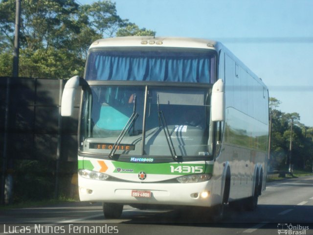 Cia. São Geraldo de Viação 14315 na cidade de Ribeirão Pires, São Paulo, Brasil, por Lucas Nunes Fernandes. ID da foto: 1453616.