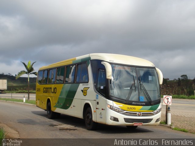 Empresa Gontijo de Transportes 3205 na cidade de João Monlevade, Minas Gerais, Brasil, por Antonio Carlos Fernandes. ID da foto: 1452368.