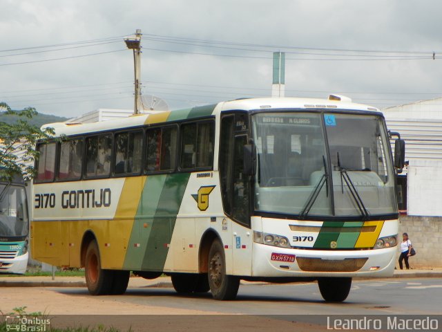 Empresa Gontijo de Transportes 3170 na cidade de Montes Claros, Minas Gerais, Brasil, por Leandro Macedo. Número da foto: #1453276.