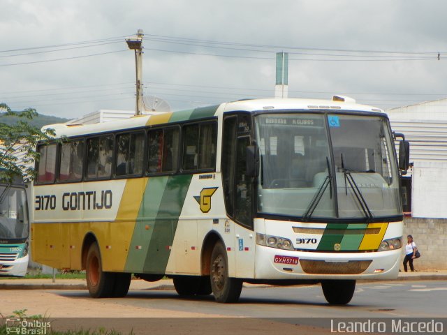 Empresa Gontijo de Transportes 3170 na cidade de Montes Claros, Minas Gerais, Brasil, por Leandro Macedo. ID da foto: 1453276.