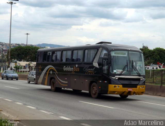 Golden Bus 4012 na cidade de Belo Horizonte, Minas Gerais, Brasil, por Adão Raimundo Marcelino. ID da foto: 1453464.