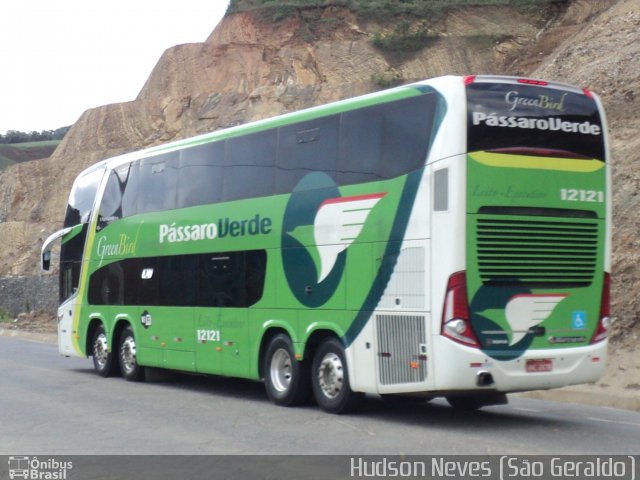 Pássaro Verde 12121 na cidade de São Geraldo, Minas Gerais, Brasil, por Hudson Neves. Número da foto: #1453259.
