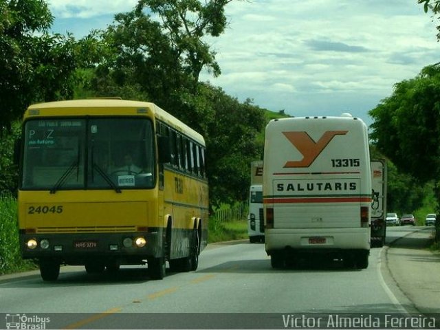 Viação Itapemirim 24045 na cidade de Vassouras, Rio de Janeiro, Brasil, por Alexandre  Alvarenga. Número da foto: #1452609.