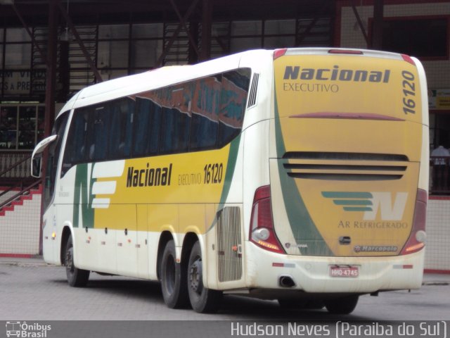 Viação Nacional 16120 na cidade de Paraíba do Sul, Rio de Janeiro, Brasil, por Hudson Neves. Número da foto: #1455180.